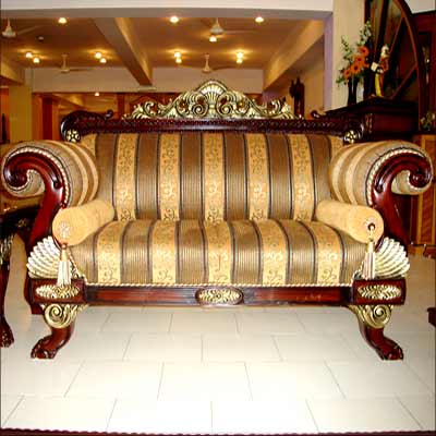 Antique Sofas on Antique Wooden Sofa