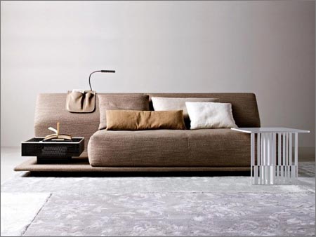 Contemporary Leather Sofa Bed