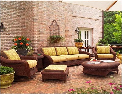 Rattan Garden on Wicker Furniture Cushions  Wicker Outdoor Furniture Cushions