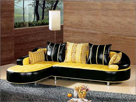 Modern Leather Sofa Cum Bed