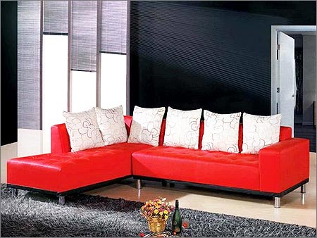 Modern Leather Sofa Cum Bed