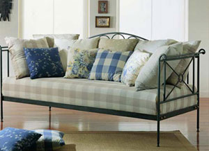Wrought Iron Living Room Sofa Bed