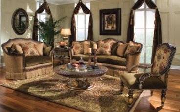Traditional Living Room Furniture Set