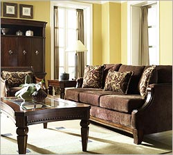 modern wooden sofa set