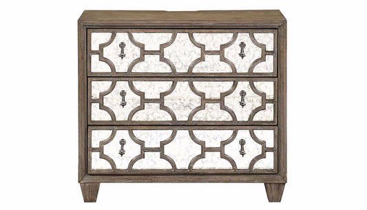 Riverside Mirrored Nightstand