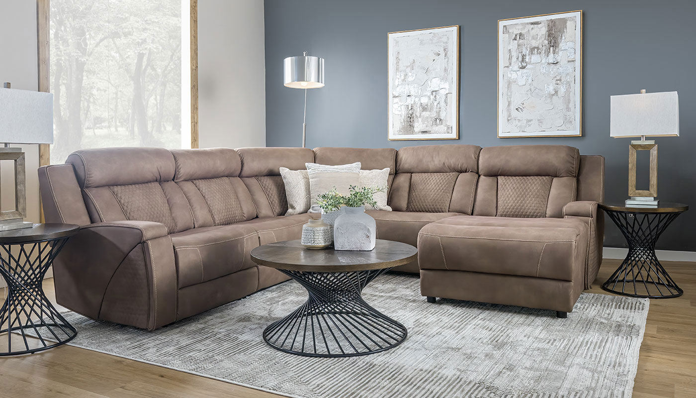 Chadwick Reclining Sectional with Chaise