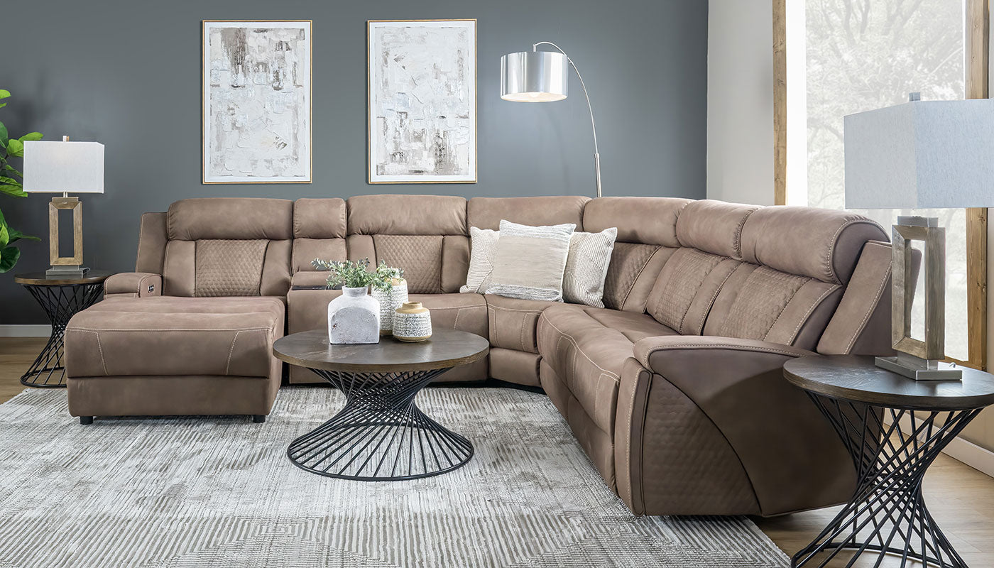 Chadwick Reclining Sectional with Chaise