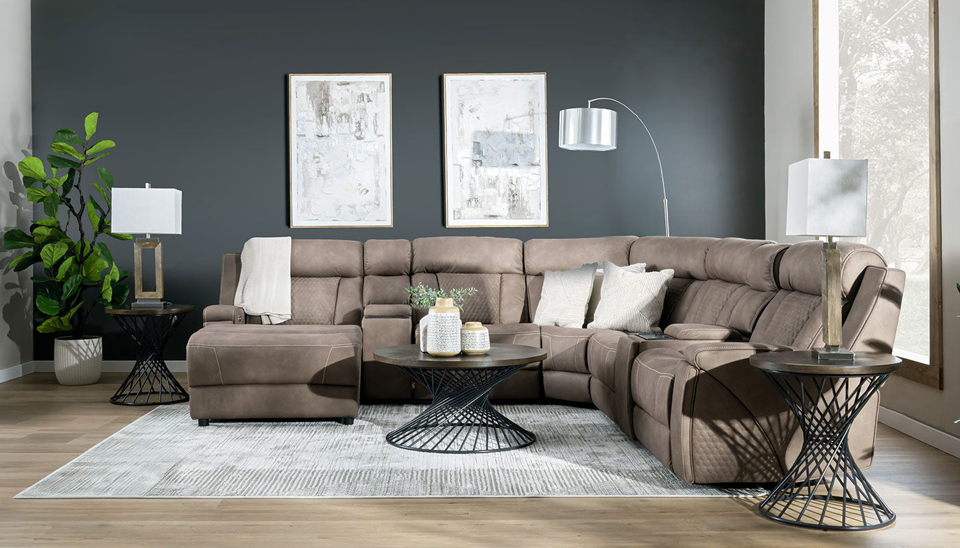 Chadwick Reclining Sectional with Chaise