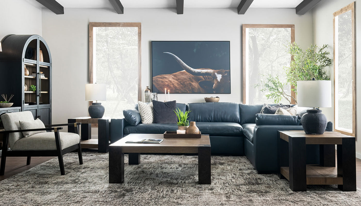 City Limits II Leather Sectional