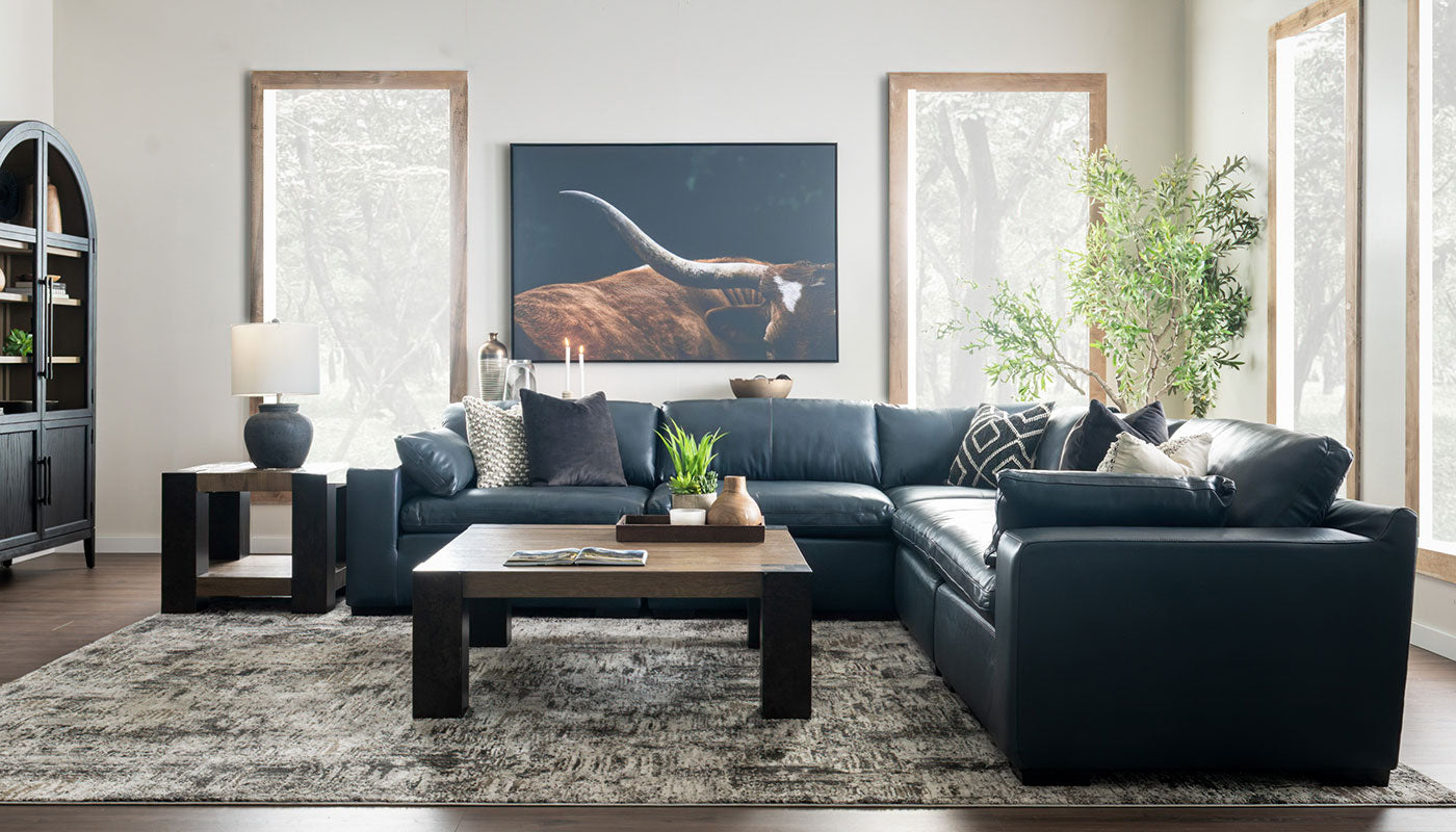 City Limits II Leather Sectional