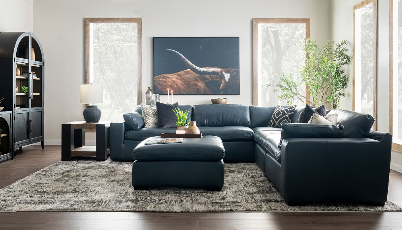 City Limits II Leather Sectional