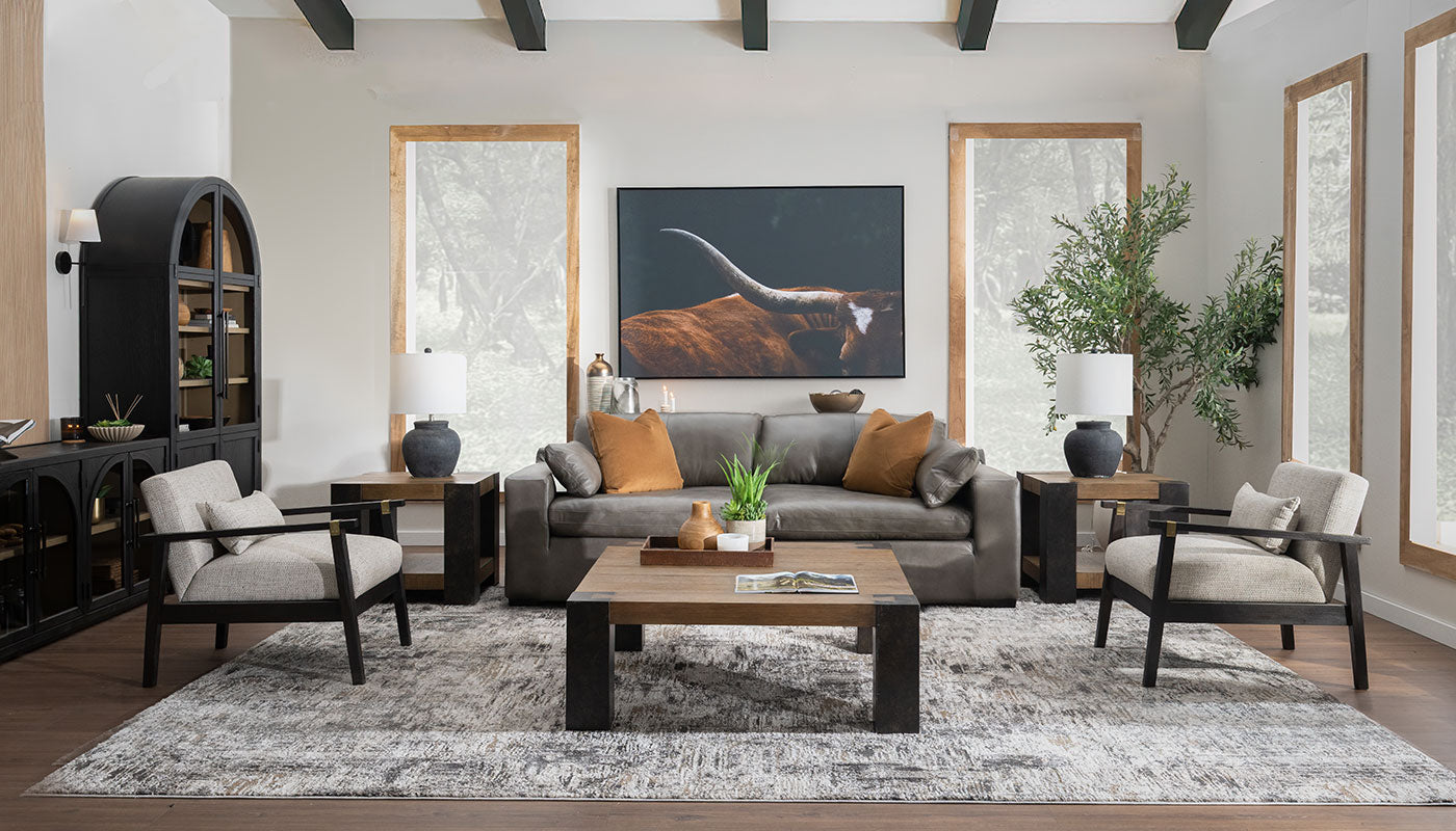 City Limits II Leather Sofa