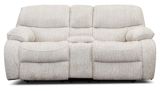 Lonestar II Parchment Reclining Loveseat