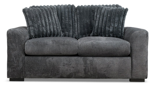 Mondo Gunmetal Loveseat