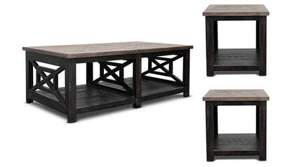 X Squared Ii 3 Piece Occasional Set