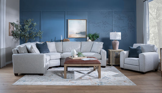 Pierce II Studio Sectional with Long Loveseat