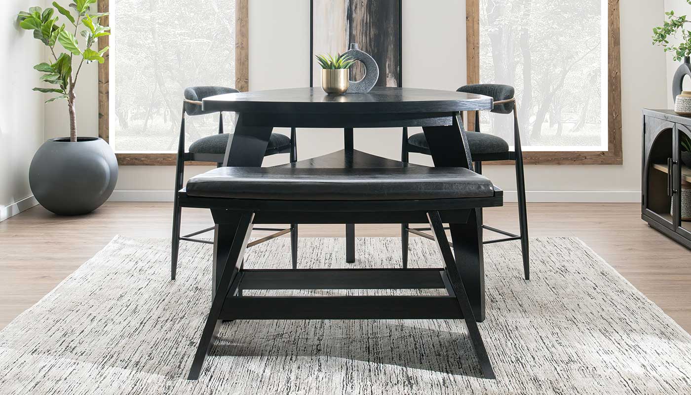 Triangle Bar Height Table & Chairs