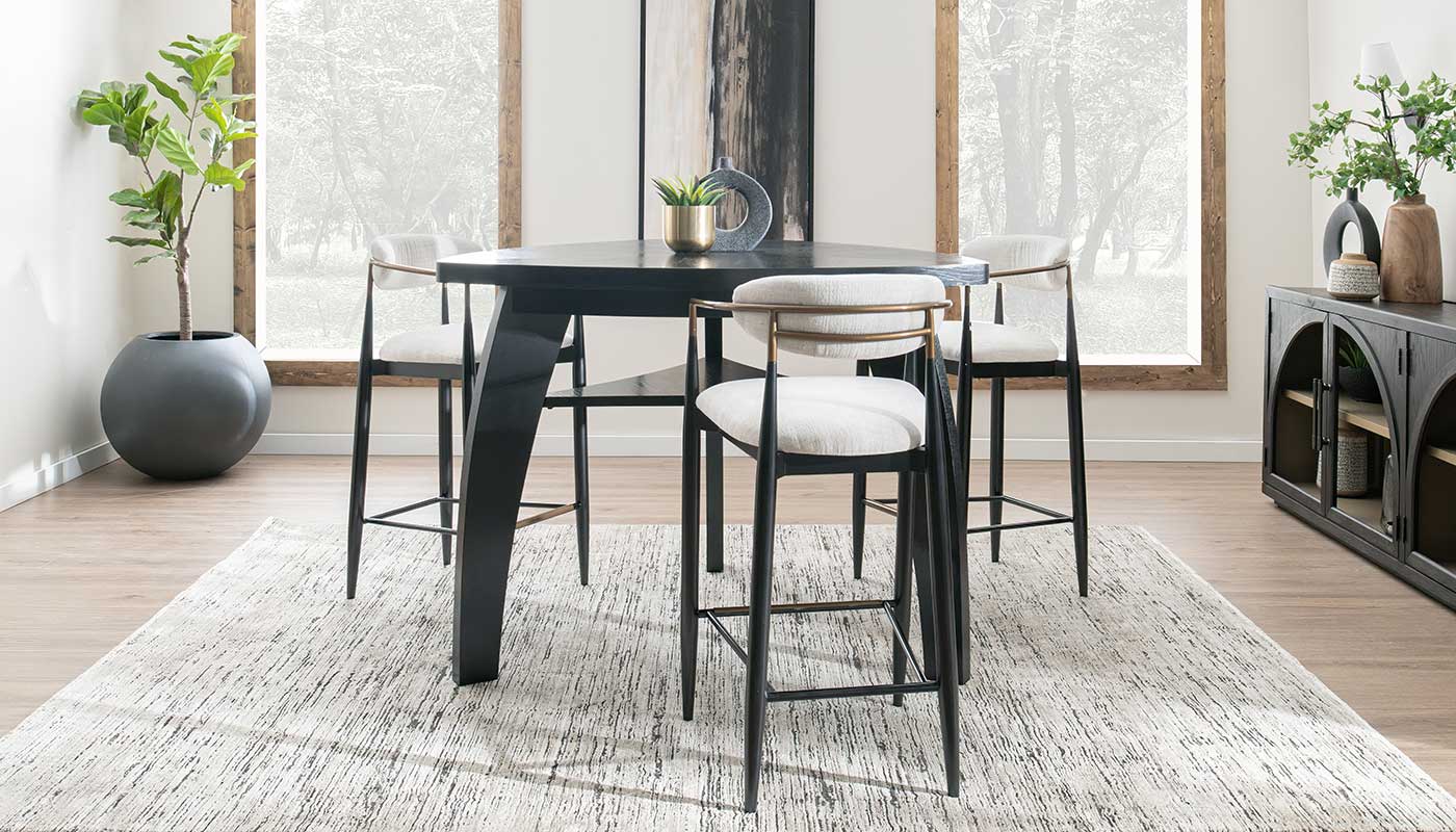 Triangle Bar Height Table & Chairs