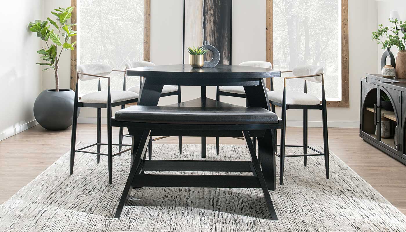 Triangle Bar Height Table & Chairs