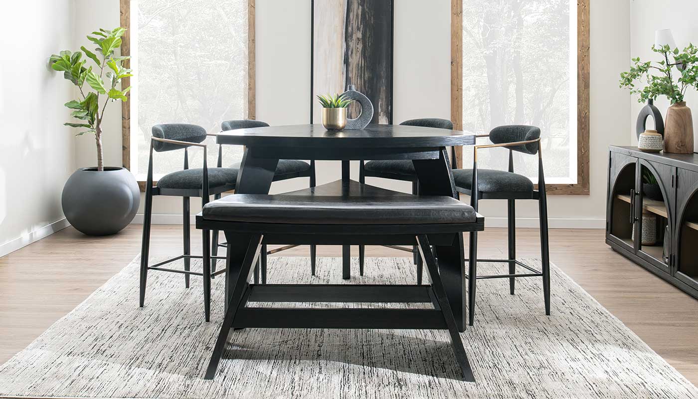 Triangle Bar Height Table & Chairs