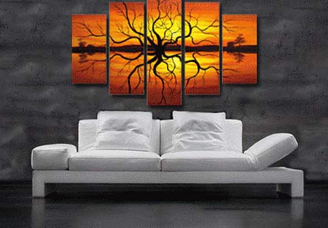 Contemporary Living Room Painting