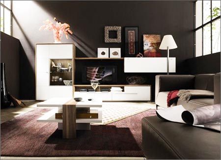 Tips to Decorate Living Room with Dark Wood Furniture,Wooden Living
